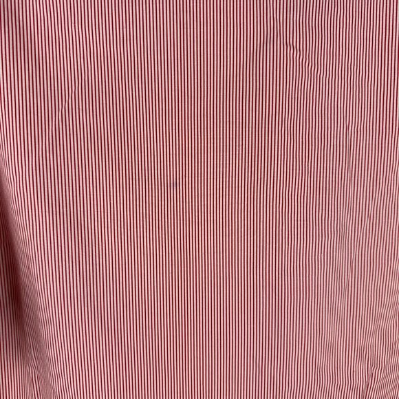 Vintage Hana Christmas-Themed Red & White Striped Womens Button-Up Shirt XL - Picture 8 of 8